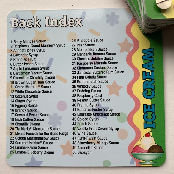 Ice Cream Desserts 100 Recipe Card Deck - Picture 6 of 8